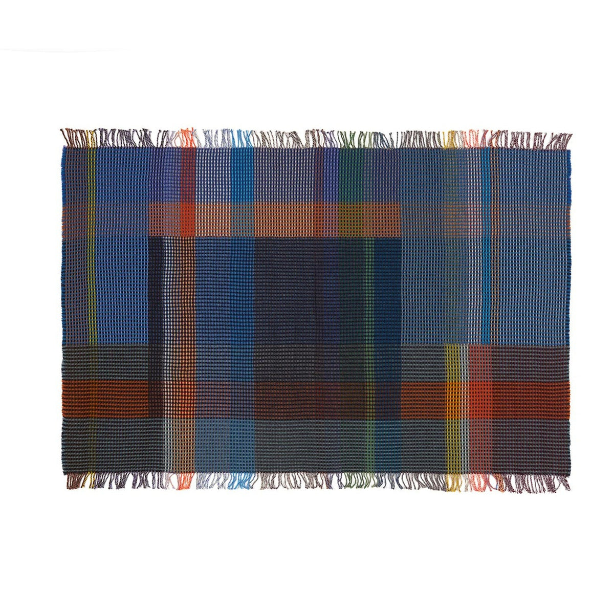 Wallace and Sewell Large Lambswool Honeycomb Throw Eleish Van Breems Home