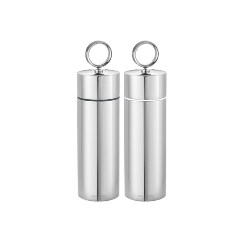 Georg Jensen Bernadotte Salt & Pepper Stainless Steel Grinder Set