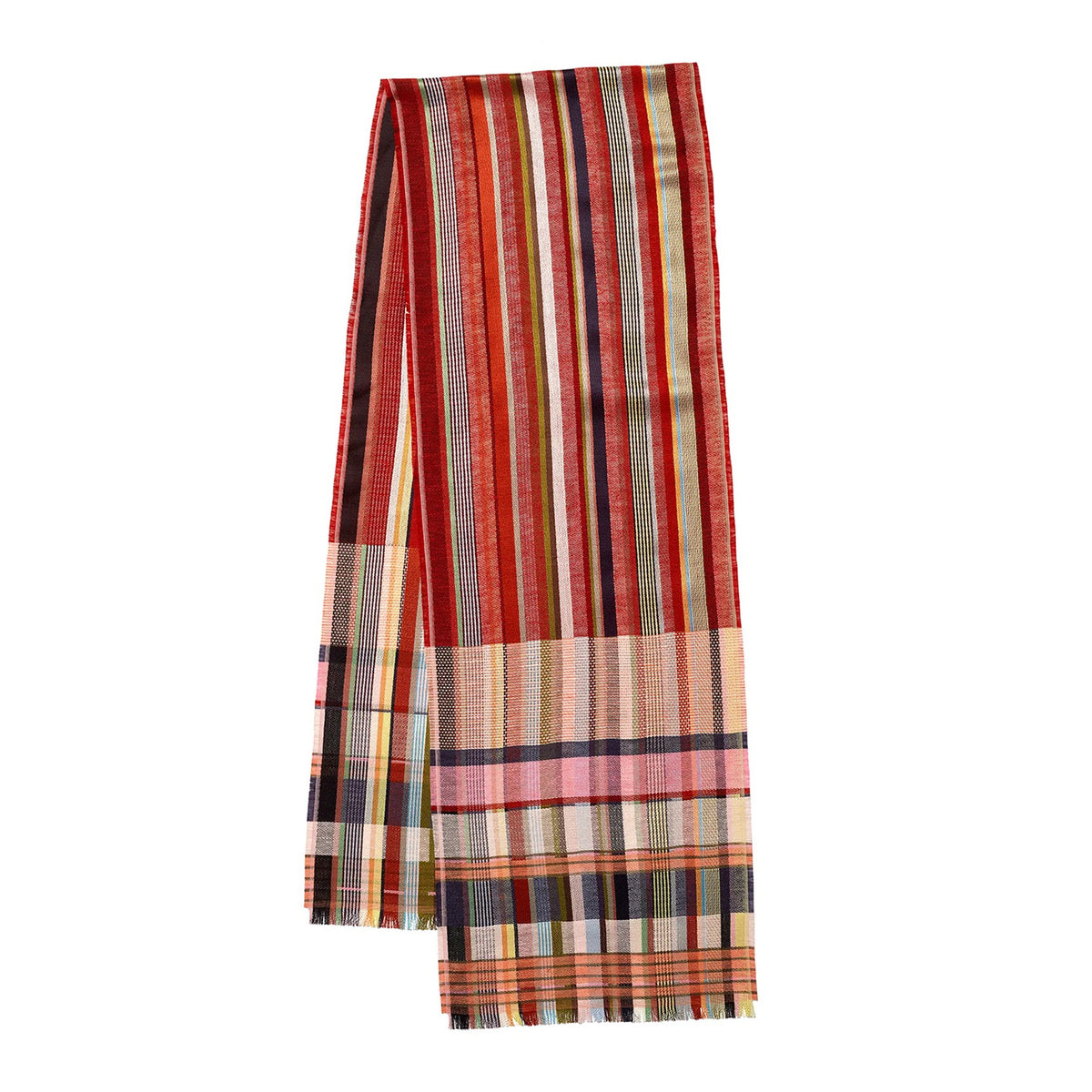 Wallace and Sewell Mason Linen and Silk Scarf Eleish Van Breems Home