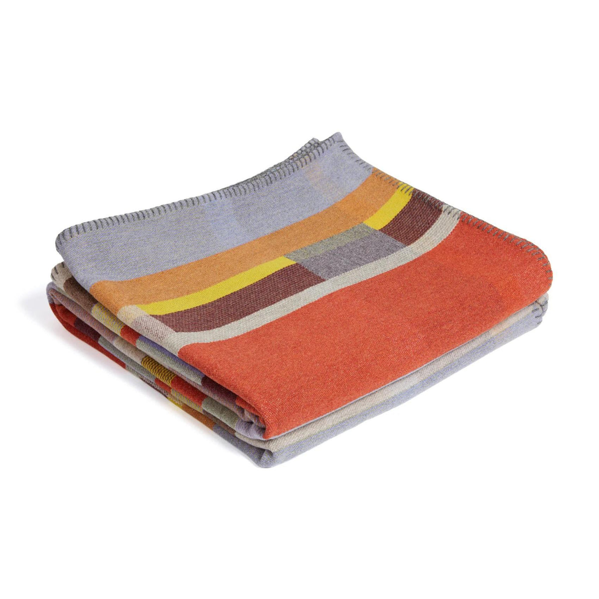 Wallace and Sewell Large Lambswool Block Throws Eleish Van Breems Home