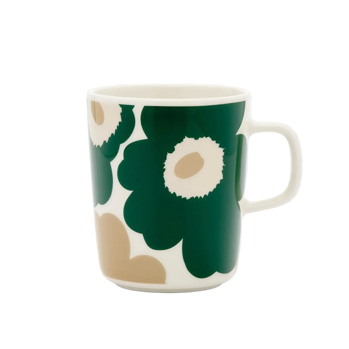 Marimekko Oiva / Unikko Mug, Green Eleish Van Breems Home
