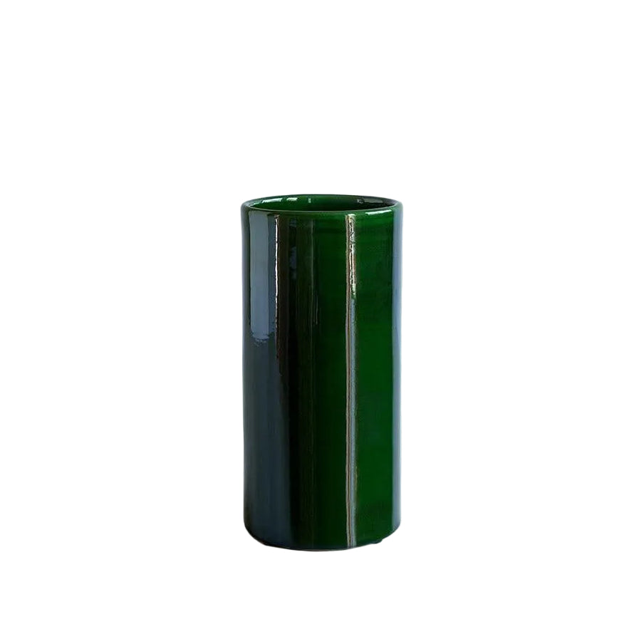 Romeo Emerald Green Glazed Cachetpot Eleish Van Breems Home