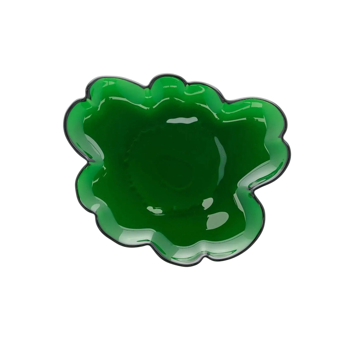 Unikko Shaped Glass Plate 8" Eleish Van Breems Home