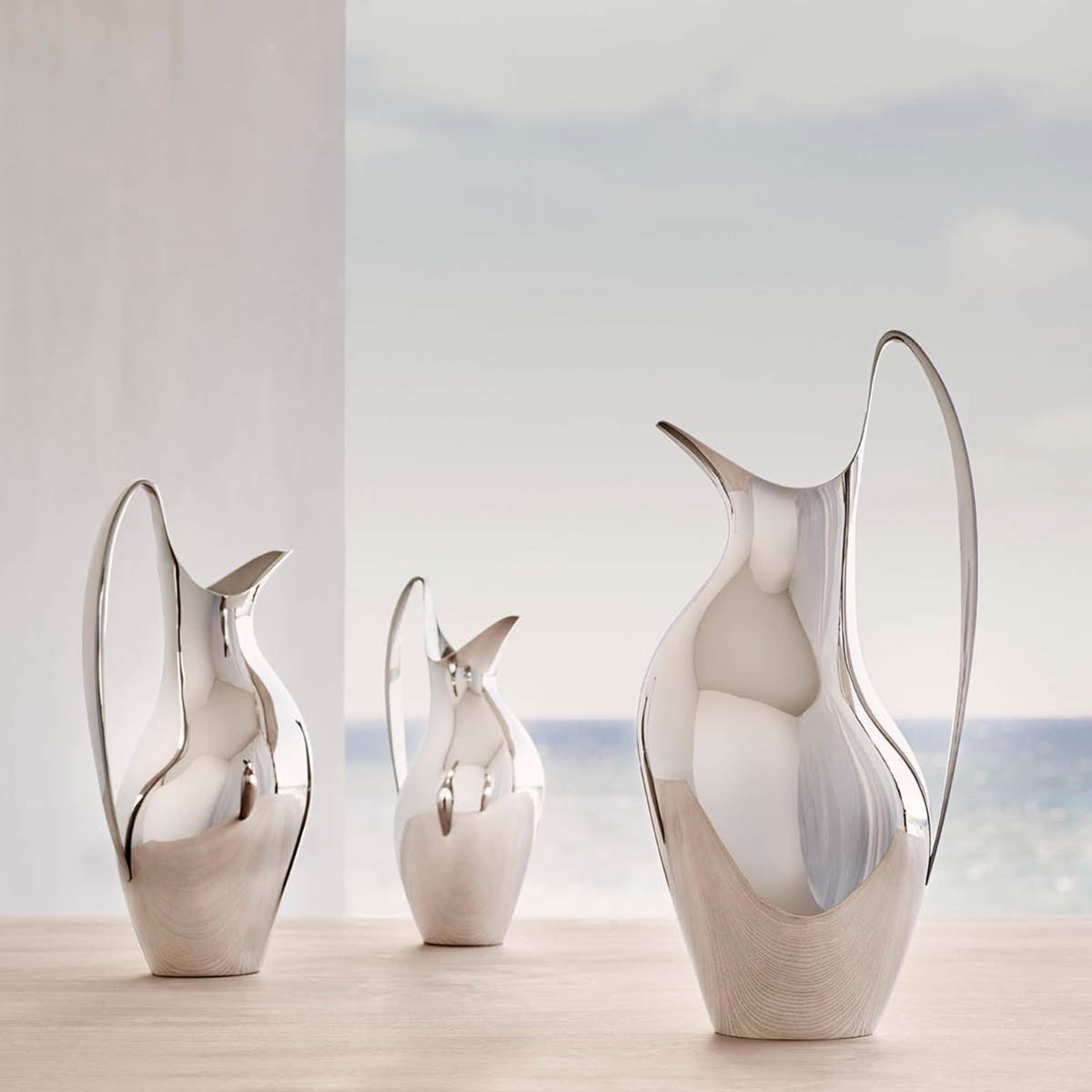 Georg Jensen Henning Koppel Pitcher Stainless Steel .75L Eleish Van Breems Home