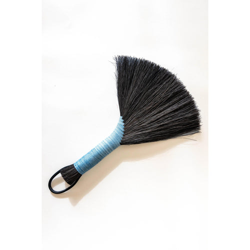 Tampico Wing Broom With Checkered Band Handle