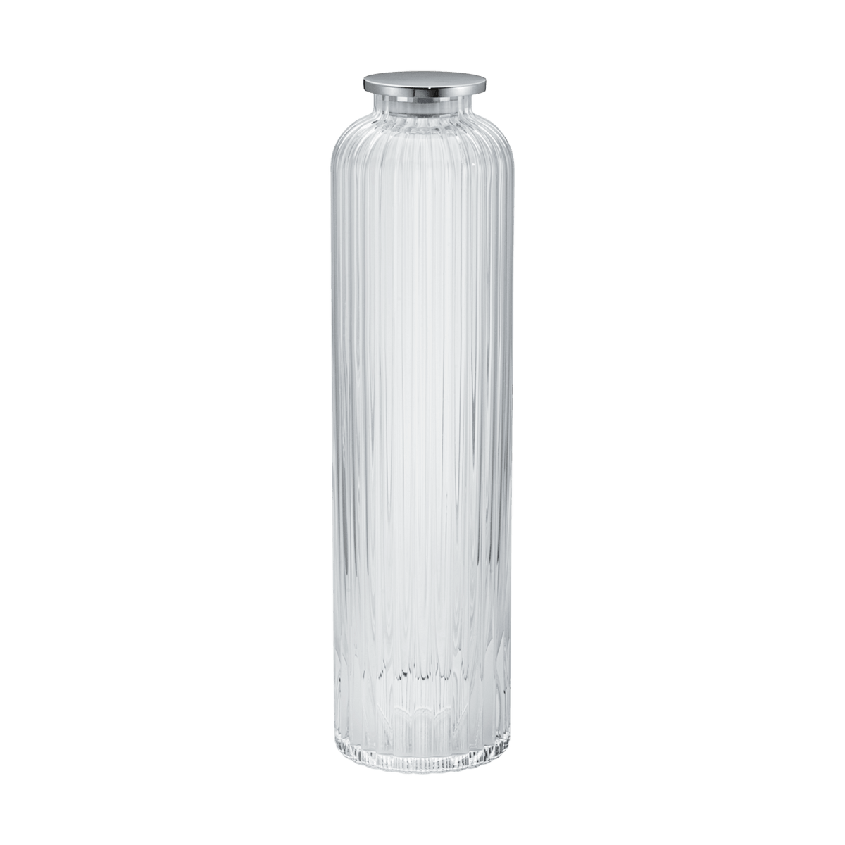 Georg Jensen Bernadotte Glass &amp; Stainless Steel Carafe with Lid Eleish Van Breems Home