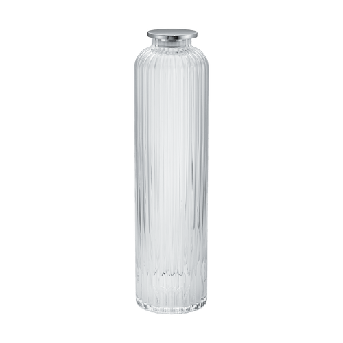 Georg Jensen Bernadotte Glass & Stainless Steel Carafe with Lid
