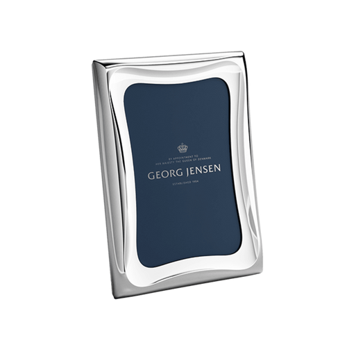 Georg Jensen Small Cobra Stainless Steel Picture Frame 4" x 6"