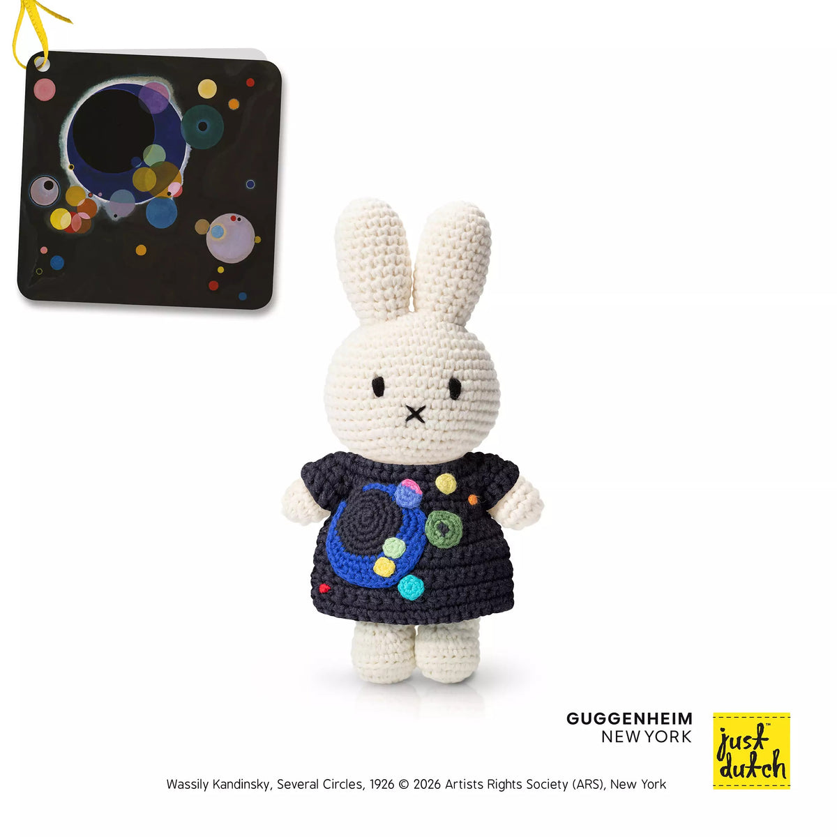 Miffy in Her Kandinsky Several Circles Inspired Dress Eleish Van Breems Home