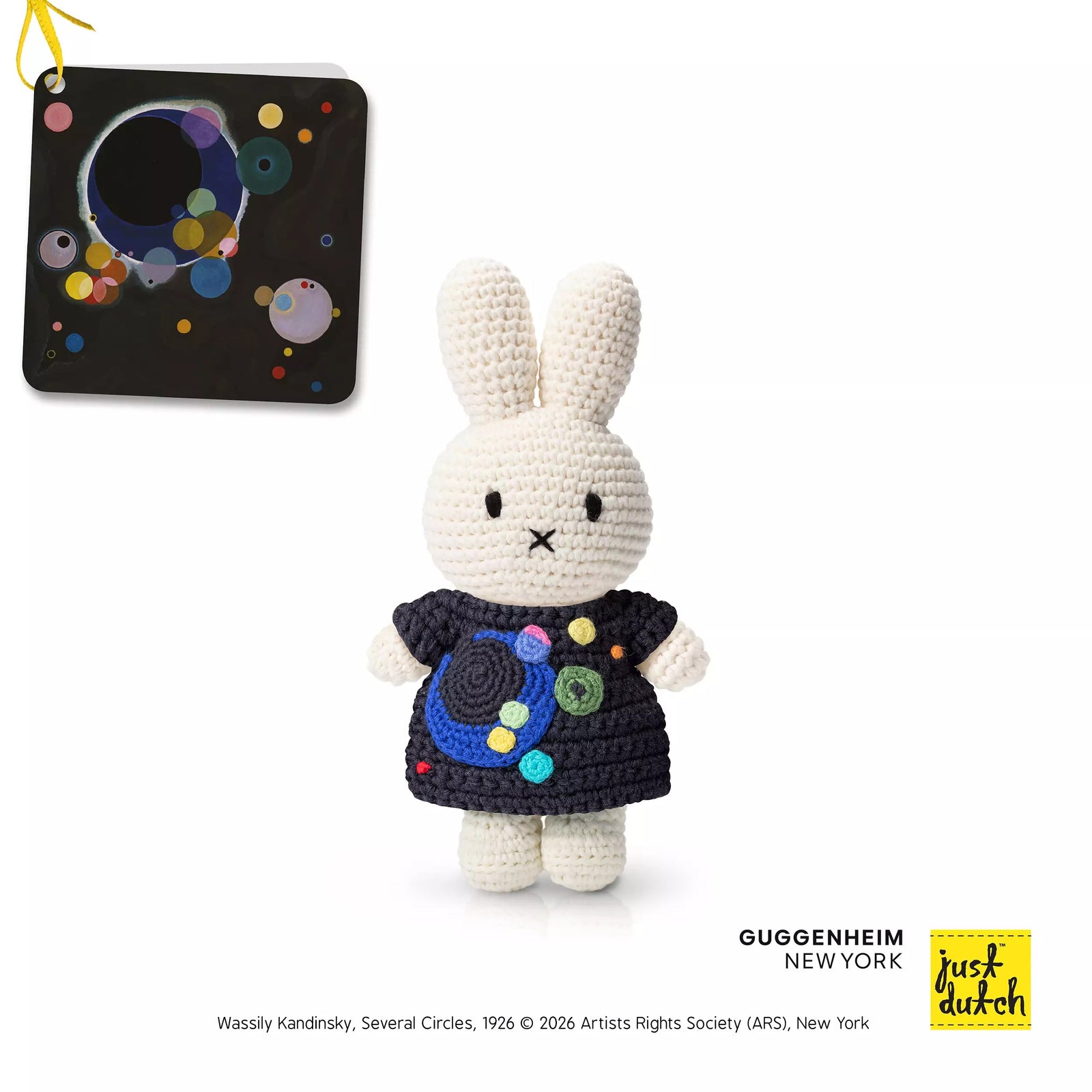 Miffy in Her Kandinsky Several Circles Inspired Dress Eleish Van Breems Home