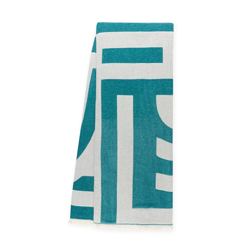 Deco Throw, Peacock
