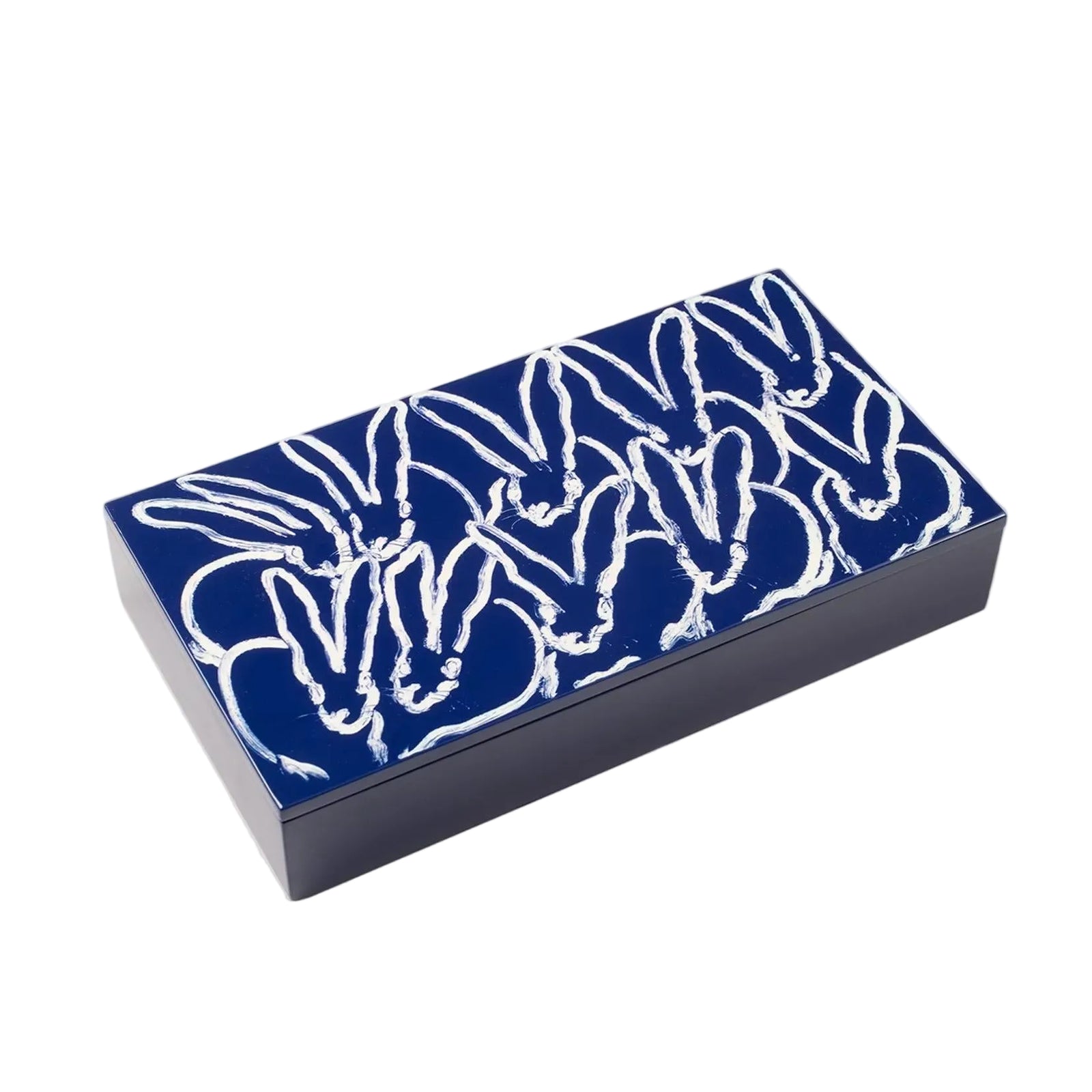 Hunt Slonem Rabbit Run Coaster Box Set Eleish Van Breems Home