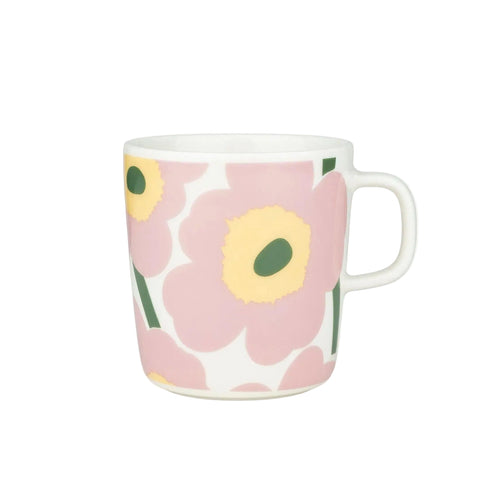 Marimekko Unikko Mug, Pink & Light Yellow