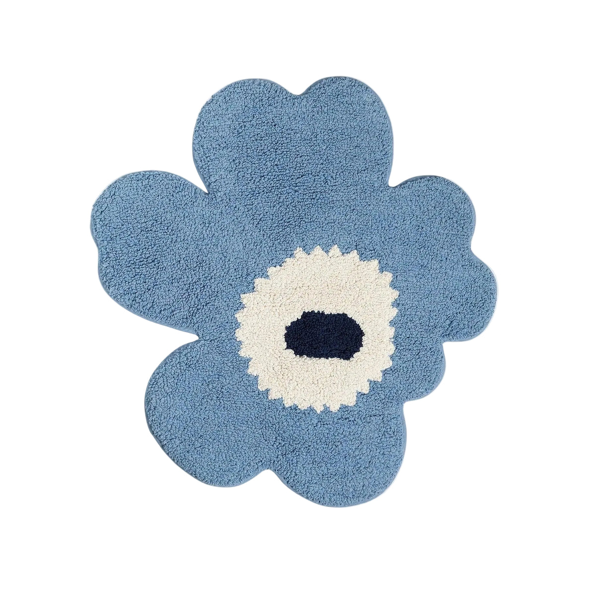 Marimekko Unikko Bath Blue Mat Eleish Van Breems Home
