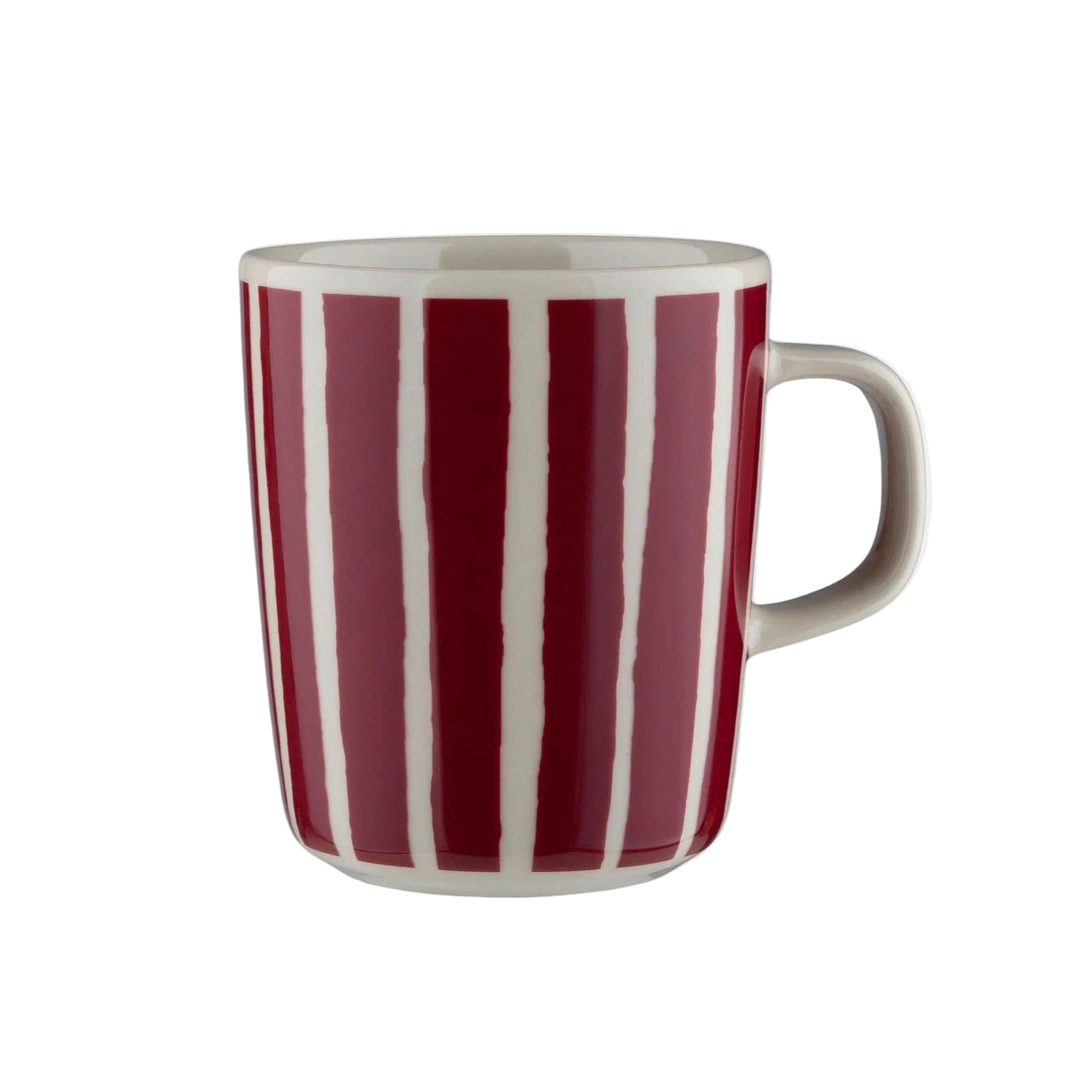 Marimekko Oiva / Piccolo Mug, Burgundy Eleish Van Breems Home