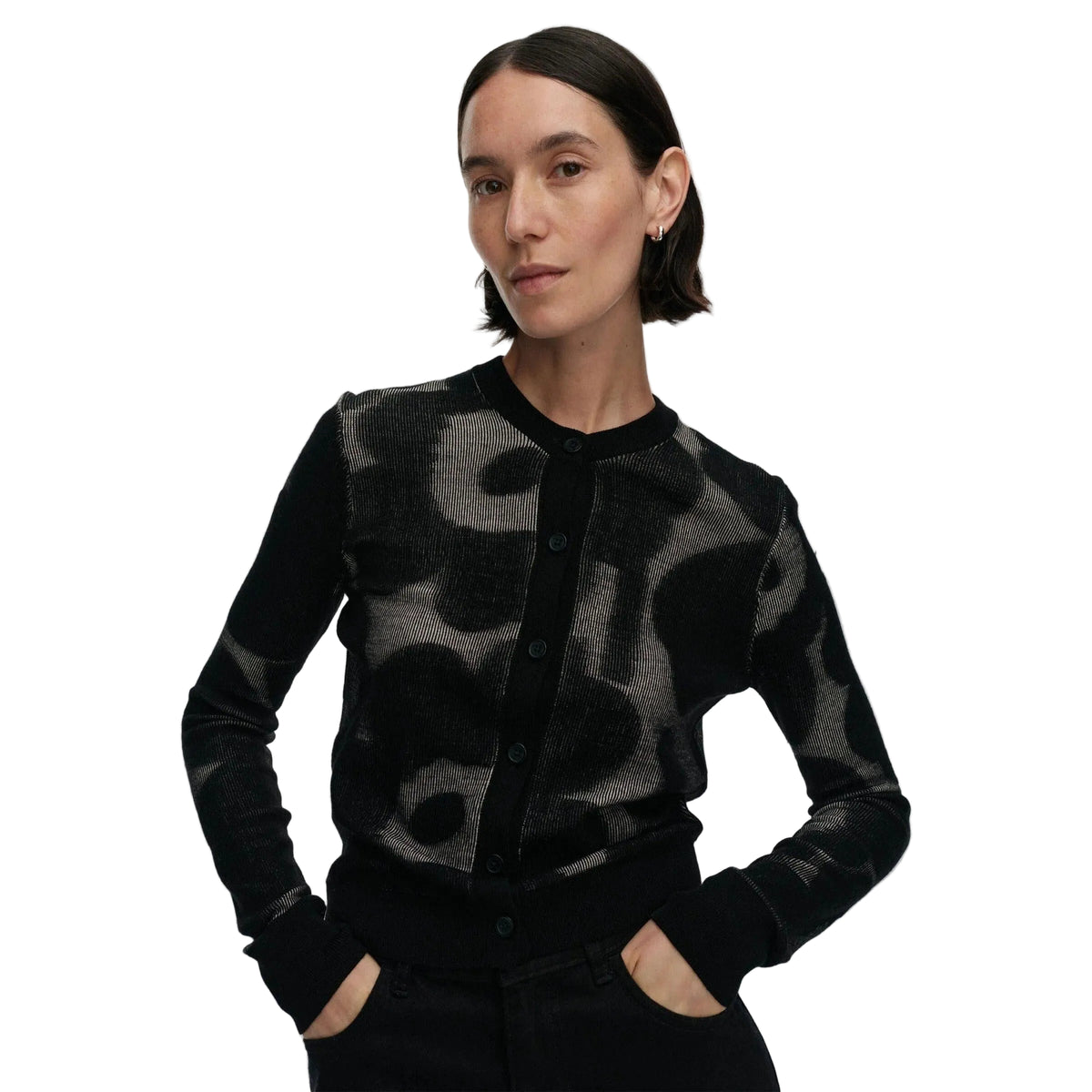 Marimekko Innoittaa Unikko Knit Cardigan Eleish Van Breems Home