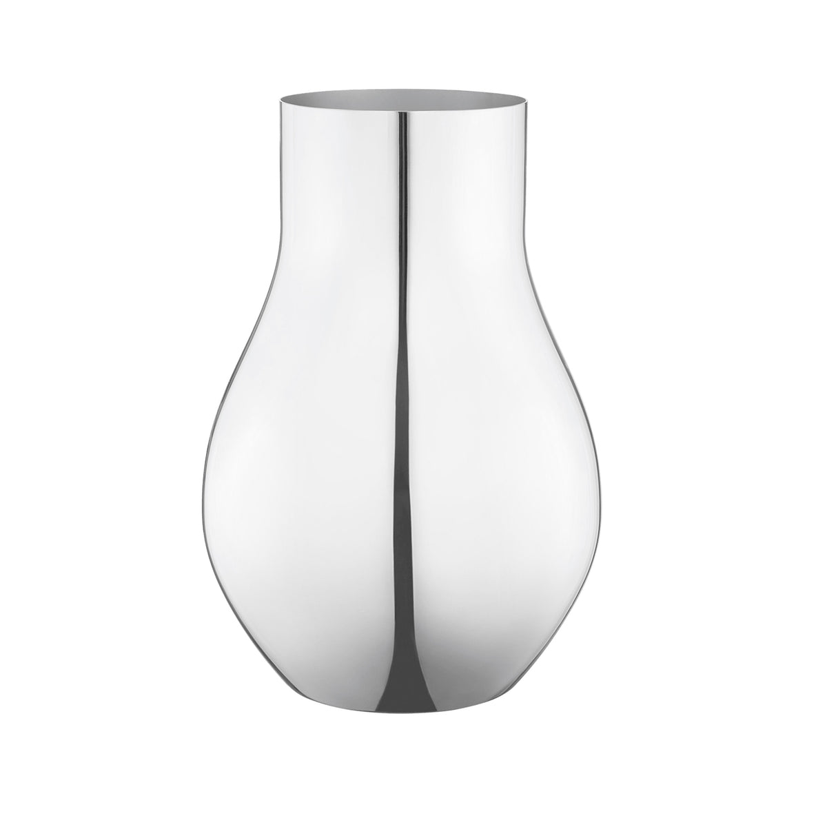 Georg Jensen Cafu Stainless Steel Vase, 8.1" Large Eleish Van Breems Home
