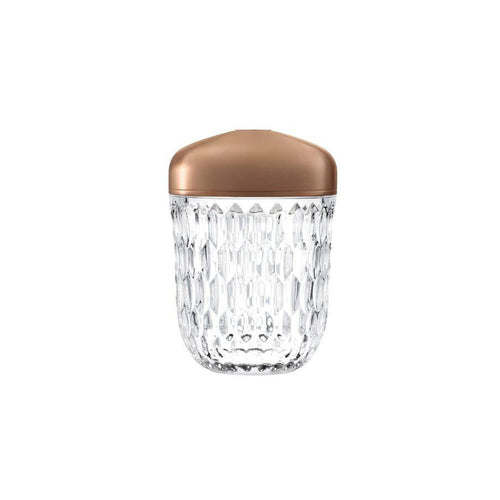 St. Louis Folia Mini Portable Lamp Clear, Copper Anodized Aluminum