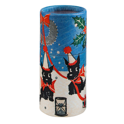 Festive Scotty Dog Large Cylinder Matches