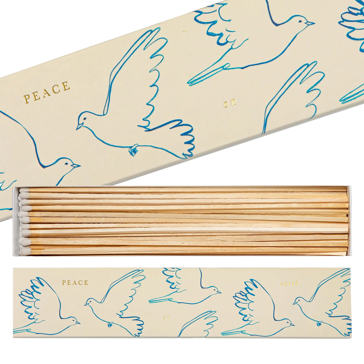 Peace on Earth Long Matchbox Eleish Van Breems Home