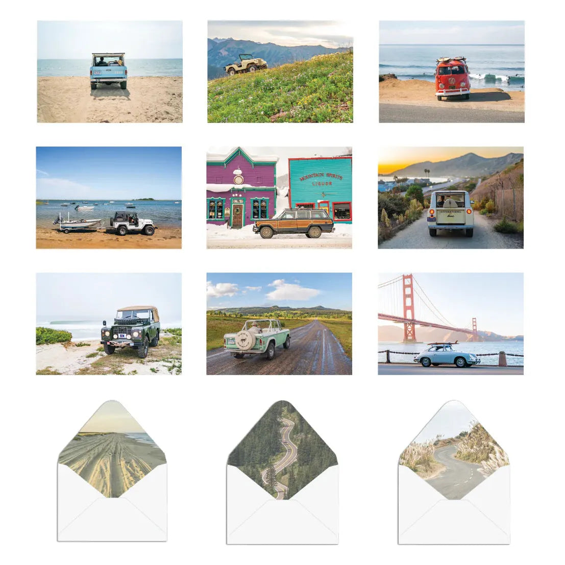 Johnny Vacay Ride Series Notecard Set Eleish Van Breems Home