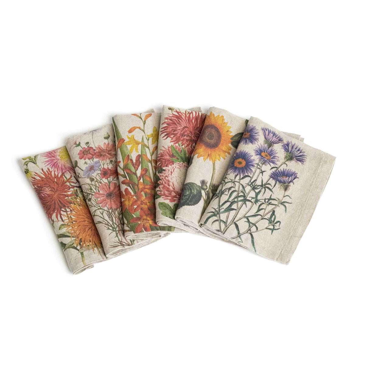 Printed Linen Napkins Eleish Van Breems Home