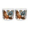 Fox And Berry Cup Set Of Two