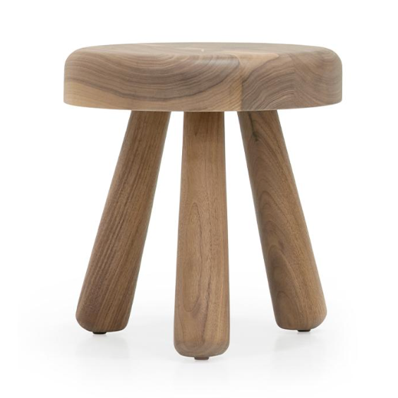 MOO 0528A Moo Stool, 15", Espresso Eleish Van Breems Home