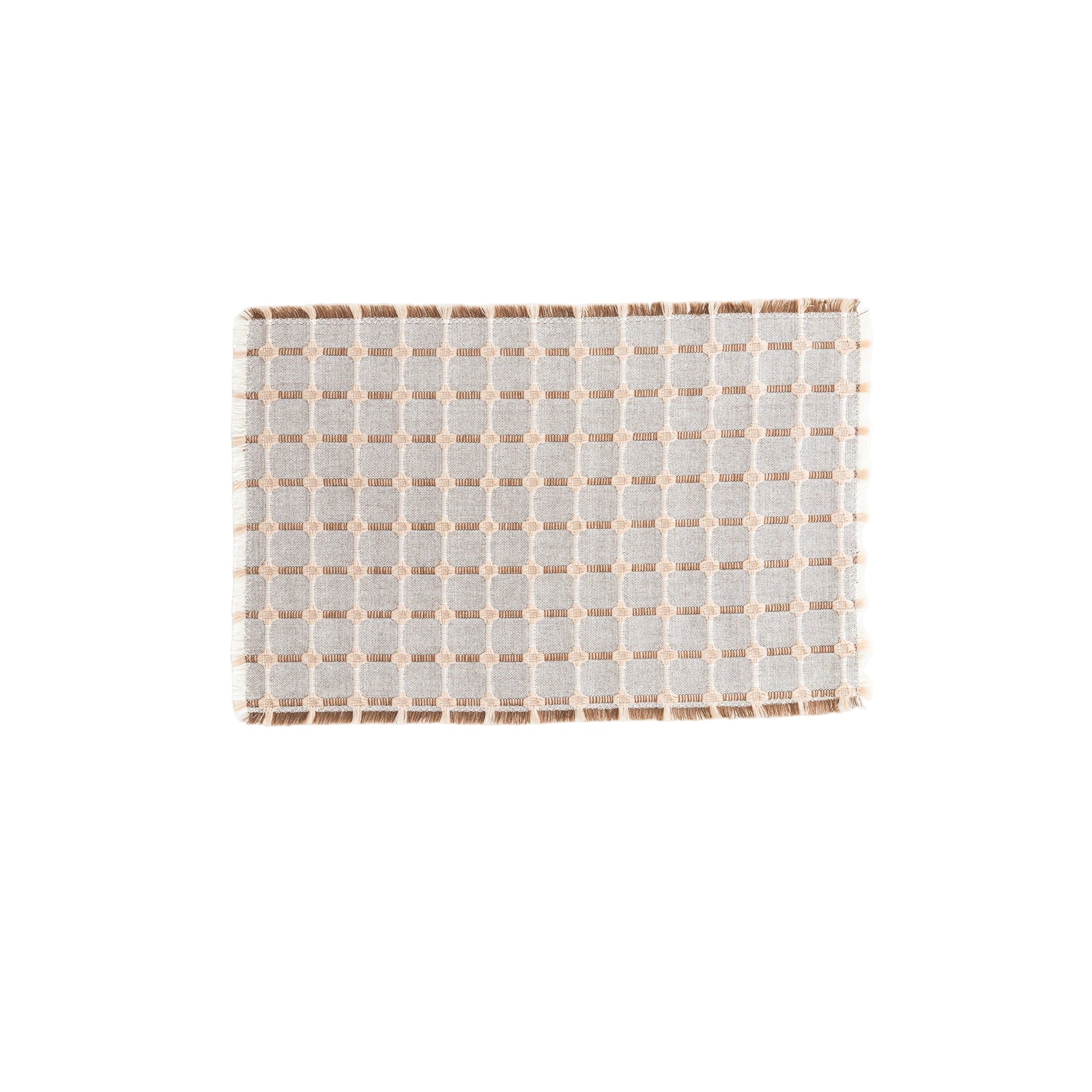 Hopsack Simple Fringe Placemats, Set of 4 Eleish Van Breems Home