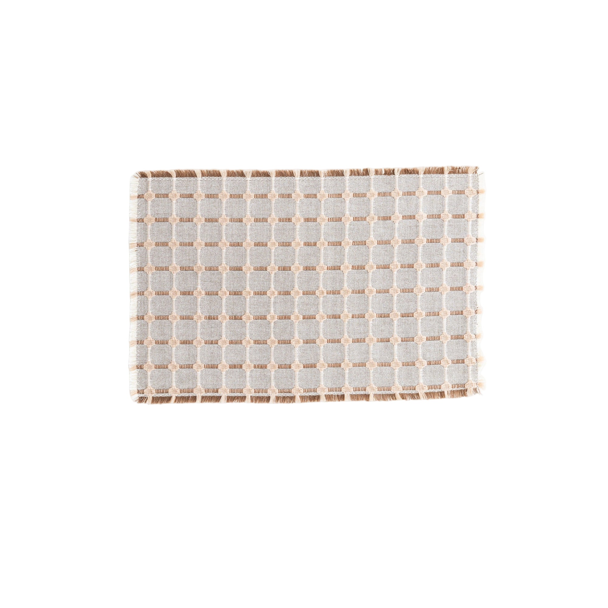 Hopsack Simple Fringe Placemats, Set of 4 Eleish Van Breems Home