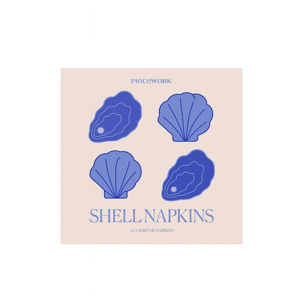 Shell Cocktail Napkins, Set of 4 Eleish Van Breems Home