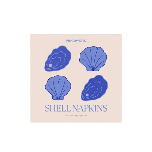 Shell Cocktail Napkins, Set of 4