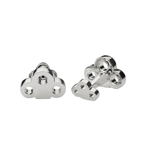 Key Cufflinks Silver Plated
