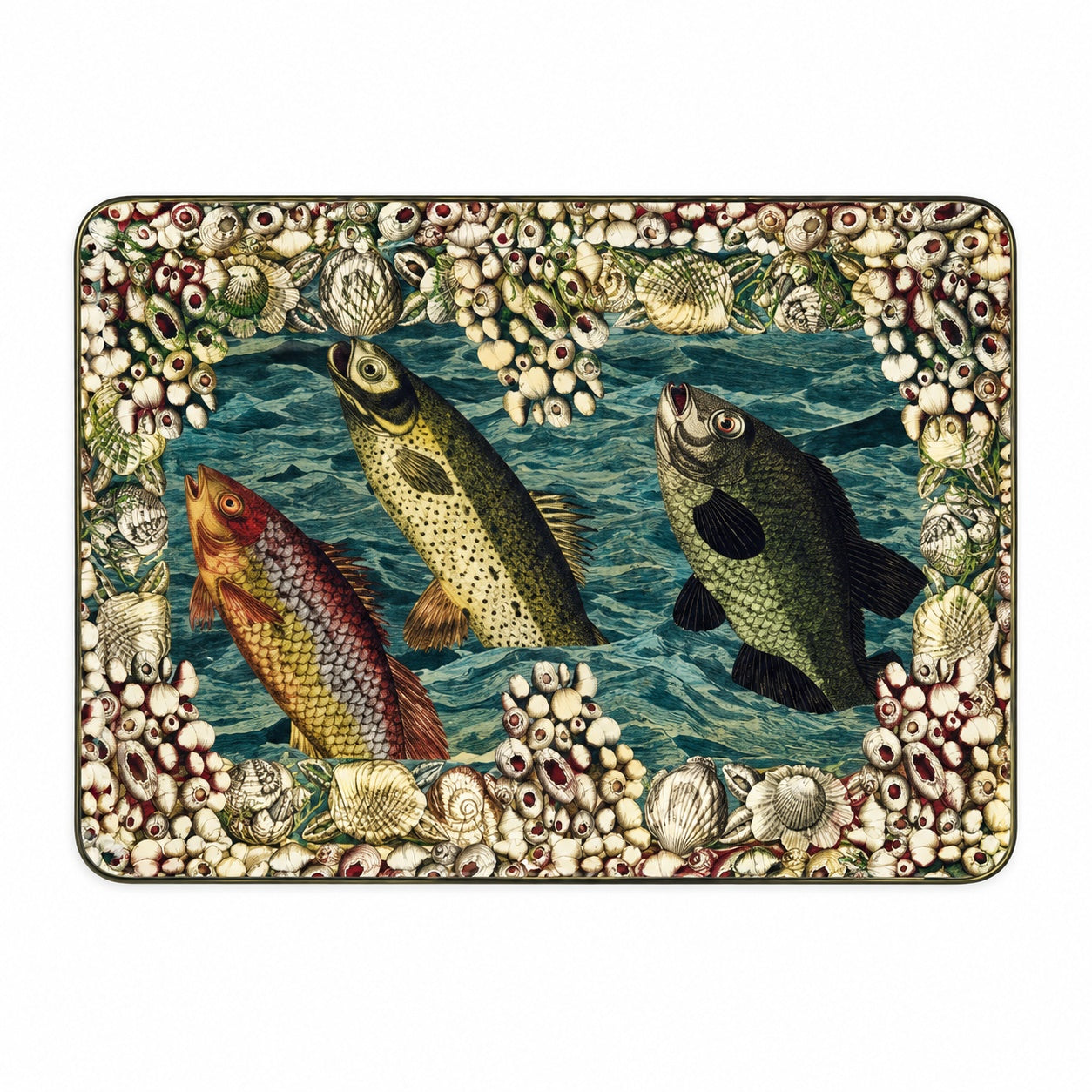Three Fishes Table Mats, Set of 4 Eleish Van Breems Home
