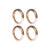 Vasa Napkin Rings, Set Of 4 Eleish Van Breems Home