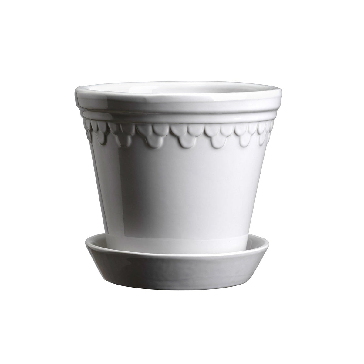 Bergs Potter Københavner Glazed Mineral White, Ø 16 cm Eleish Van Breems Home