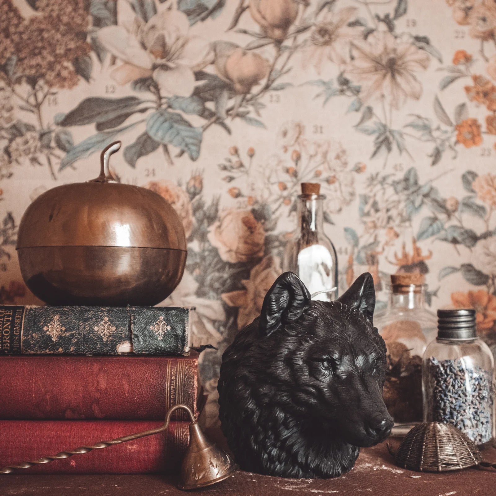 Wolf Pillar Candle Eleish Van Breems Home
