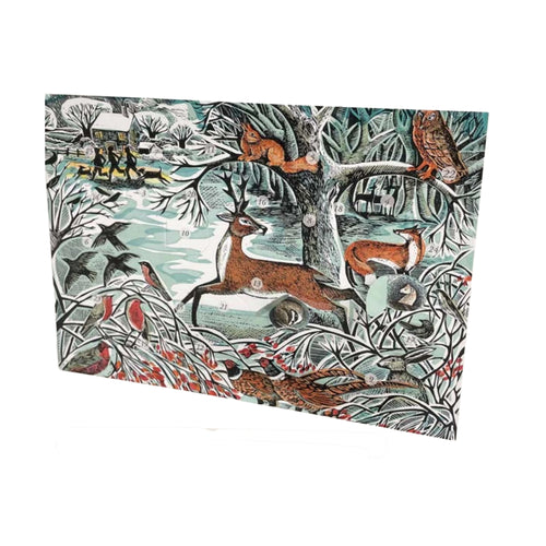 Winter Woodland Mini Advent Card - Angela Harding