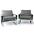 Pair of Milo Baughman Chairs Eleish Van Breems Home