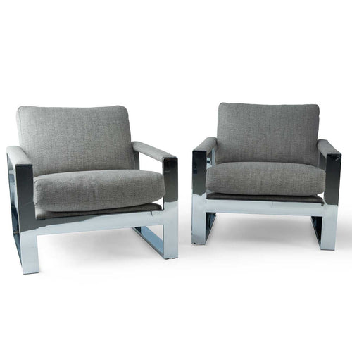 Pair of Milo Baughman Chairs