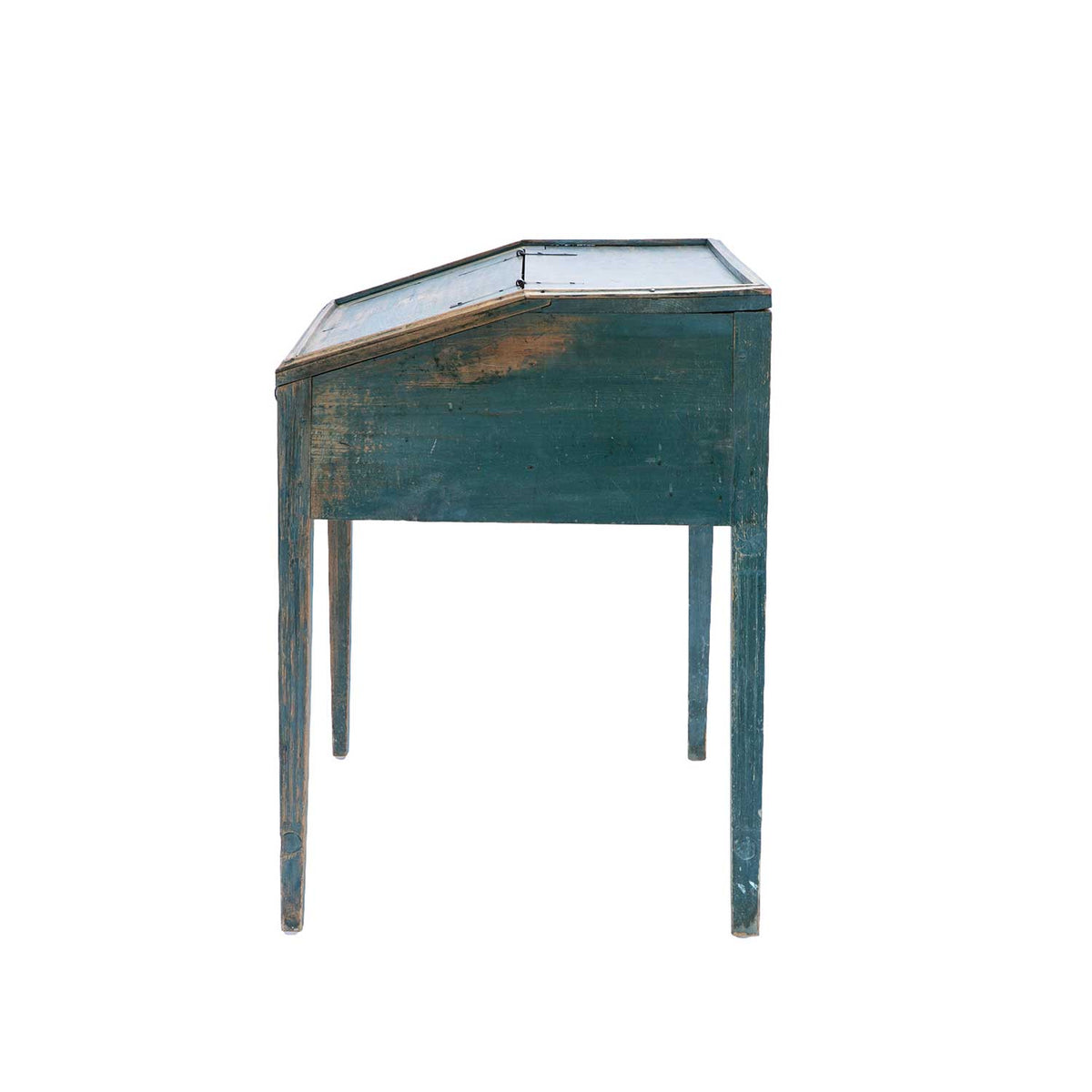 Swedish Blue Painted Writing Desk Eleish Van Breems Home