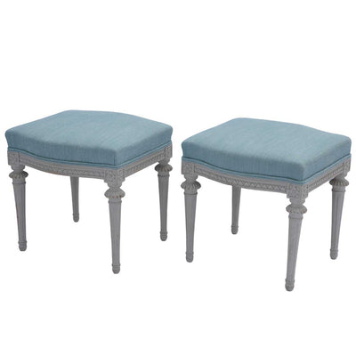 Pair of Gustavian Tabourets