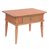 Swedish Rococo Table with Red Paint
