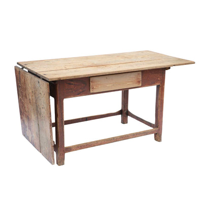 Swedish Farm Table with Drop Leaf