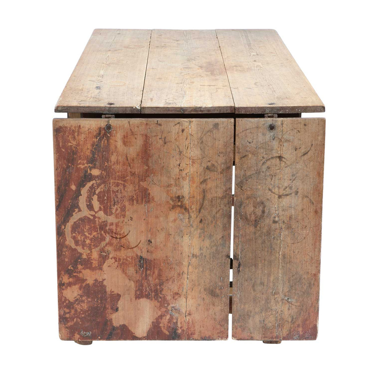 Swedish Farm Table with Drop Leaf Eleish Van Breems Home