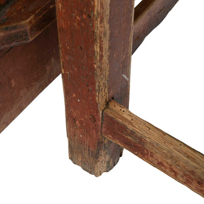 Swedish Farm Table with Drop Leaf