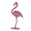 Metal Flamingo Sculpture Large 27.5"
