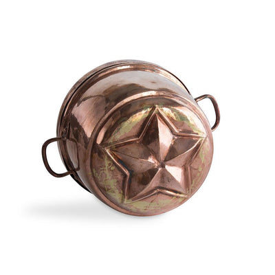 19th c Swedish Copper Star Mold Eleish Van Breems Home