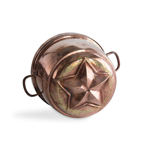 19th c Swedish Copper Star Mold
