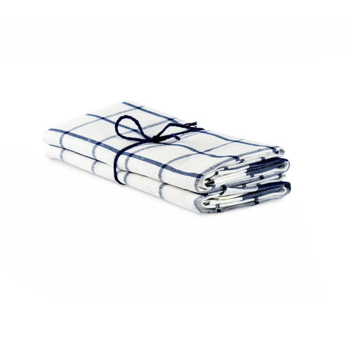 Windowpane Linen Tea Towels S/2